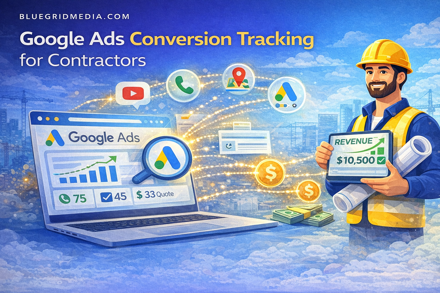 Google Ads conversion tracking setup for contractors