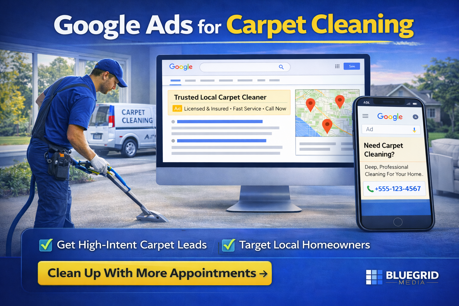 Google Ads for Carpet Cleaning Companies guide