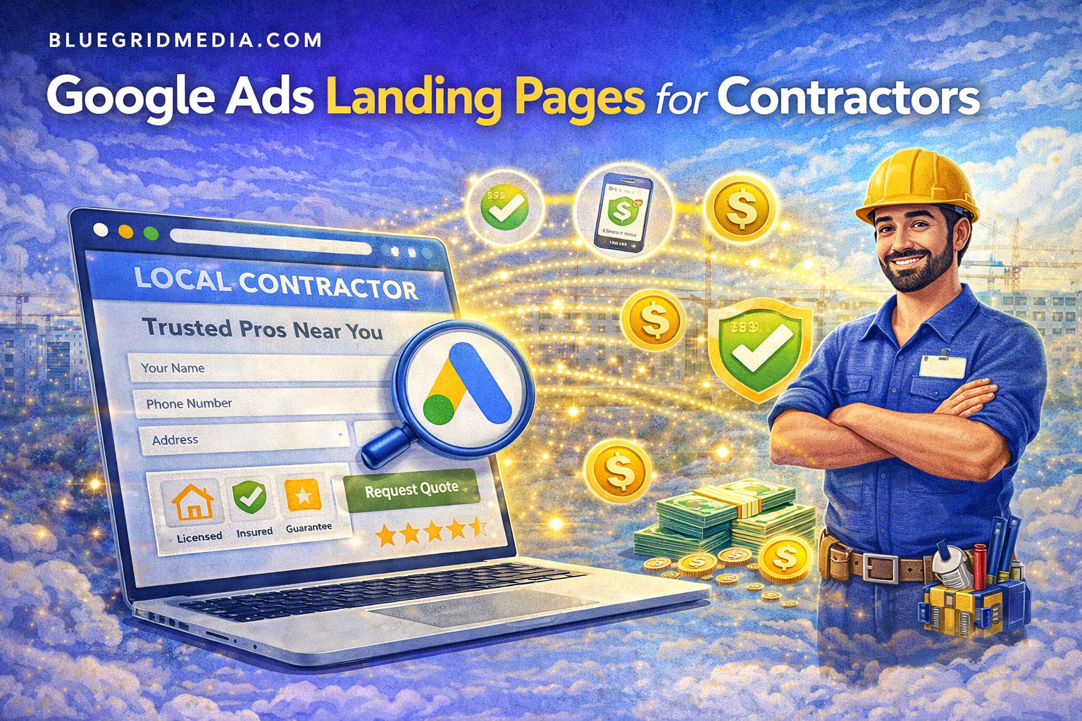 Google Ads Landing Pages for Contractors guide