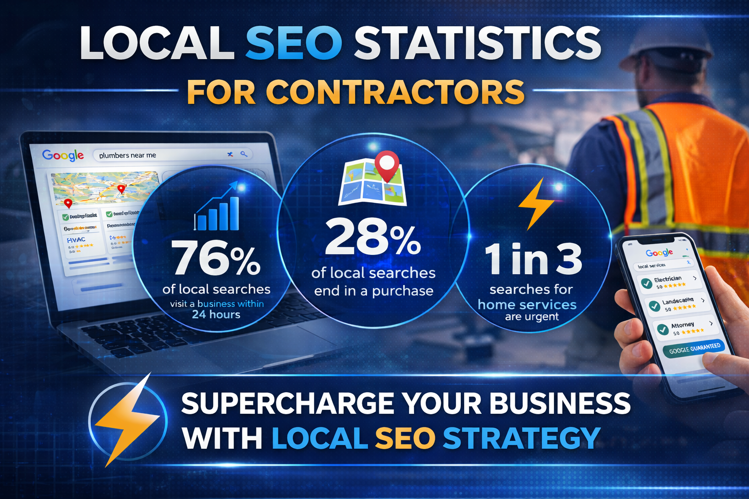 Local SEO and GBP statistics for home service contractors 2026
